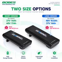 Batterie de vélo électrique au lithium-ion personnalisée 24V 36V 48V, pack de batteries rechargeables 18650 pour porte-bagages arrière de vélo électrique