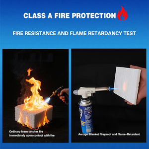 <span class=keywords><strong>Manta</strong></span> <span class=keywords><strong>Aislante</strong></span> Térmica de Aerogel Impermeable Kintop SAB-999 <span class=keywords><strong>para</strong></span> Techos y Tuberías, Resistente al Fuego y a Altas Temperaturas - Product Image 2
