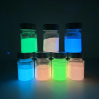 Polvo de pigmento que brilla en la oscuridad, polvo de aluminato de estroncio, precio de polvo luminoso, pigmento luminoso, pigmento fotoluminiscente