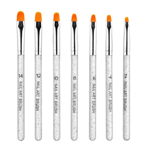 7pcs UV Gel Nail Painting <b>Brush</b> Set Soft Nylon Liner Pens for Manicure DIY Nail Art Tools - Product Image 5