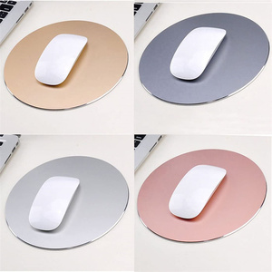 <span class=keywords><strong>Tapis</strong></span> <span class=keywords><strong>de</strong></span> <span class=keywords><strong>Souris</strong></span> Rond en Métal Ultra Fin 2mm Double Face Étanche en Alliage pour <span class=keywords><strong>Apple</strong></span> MacBook - Vente Flash - Product Image 2