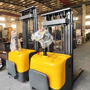 High Quality 1.5 Ton 2 Ton <strong>Mini</strong> Small Self Loading <strong>Portable</strong> Forklift Electric <strong>Stacker</strong> Free Shipping All Terrain <strong>Pallet</strong> <strong>Stacker</strong> - Product Image 3