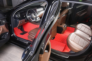 Tapis de sol de voiture sur mesure entièrement enveloppants, imperméables, antidérapants, protection toutes saisons, en cuir - Product Image 4
