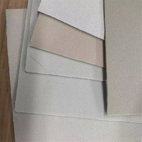 Tissu en polyester avec dos en mousse fine, produits en mousse personnalisés laminés, tissu en maille avec mousse pour voiture