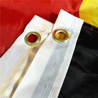 Vente en gros US 3x5 FT Impression de haute qualité Drapeau allemand personnalisé 100D Polyester Noir Rouge Jaune Durable pour l'extérieur et l'intérieur