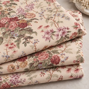Tissu Popeline Biologique Respirant à Imprimé Floral en Polyester et Coton, Texture Douce, Fond Foncé, pour Confection de Robes, Décoration Intérieure, Garçons - Product Image 2