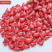 Mosaïque DIY : Tuiles triangulaires vitrifiées faites à la main, pierres de verre colorées, matériaux de patchwork pour enfants, décoration intérieure, rentrée scolaire, style chinois