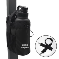 Sac de sport à grande capacité pour bouteille d'eau, sac de sport portable à bandoulière magnétique, système de sac de sport en polyester, sac magnétique spécial