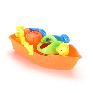 2024 Wholesale Eco Friendly Summer Water Toys Kids Beach shovel with boat sand toys
