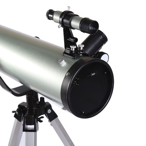 Astronomical Telescope F70076 700 Mm Focal Length Silver Civil Outdoor Stargazing Telescope - Product Image 3