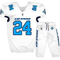 Tonton Sports BETHERIVAL Créez votre propre maillot de football américain vierge personnalisé avec applique / broderie en sergé, nom personnalisé