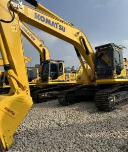 Excavatrice Komatsu PC210 160 200 d'occasion de haute qualité, 95% neuve, fabriquée au Japon, équipement lourd de 21 tonnes, pelle mécanique d'occasion, EPA CE - Product Image 3
