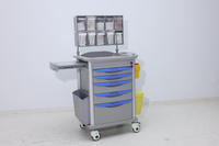 Chariot Médical d'Anesthésie et de Soins ABS pour Hôpital, Chariot d'Urgence, de Distribution et pour Bébés