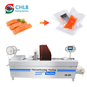 Machine d'emballage <span class=keywords><strong>sous</strong></span> <span class=keywords><strong>vide</strong></span> automatique à film étirable, machine d'emballage <span class=keywords><strong>sous</strong></span> <span class=keywords><strong>vide</strong></span> thermoformage <span class=keywords><strong>pour</strong></span> saucisse, fromage, <span class=keywords><strong>viande</strong></span> - Product Image 1