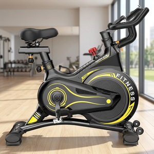 Bicicleta de Ciclismo Estática con Resistencia Ajustable, Silenciosa, para Gimnasio en Casa, Equipo de Fitness Cardiovascular, Venta al Por Mayor - Product Image 1