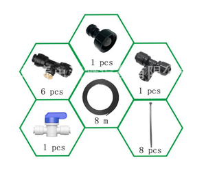 Atomizing Cooling System Copper Nozzle 26FT Hose Automatic Garden Outdoor Patio <strong>Grass</strong> Fan <strong>Spray</strong> Kit Misting System - Product Image 6