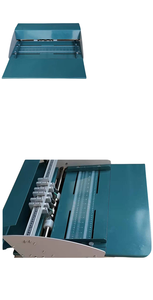 آلات معالجة الكتب الورقية القابلة للطي ، آلة تثقيب الكتب الكهربائية <span class=keywords><strong>3</strong></span> في 1 الثقيلة للمعادن ، ماكينة تثقيب الكتب الورقية - Product Image 4