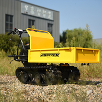 Moteur à essence certifié AUSTTER ISO9001 CE alimenté par 300kg capacité de charge MINI piste brouette petite chenille Mini Dumper