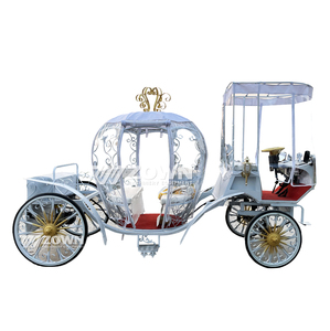 Popular Carroza Eléctrica ZOWN de Calabaza Cenicienta, Carroza de Princesa, Tamaño Personalizado, Freno Hidráulico para Turismo Público - Product Image 2