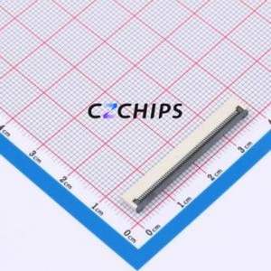 XW0520012-640R-001 FFC/FPC Connector SMD,P=0.5mm,Horizontal Mount Connector Flip Cover Type Bottom Contact 64P 0.5mm - Product Image 1