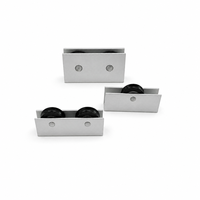 Rueda de Aleación de Zinc para Ventana, Rodillo Simple con Rueda de Nailon de Alta Resistencia para Sistemas de Puertas Correderas