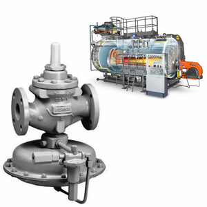 Vanne de réduction de pression d'eau pneumatique Fisher Types 1098-EGR avec vanne à air certifiée ATEX DN25-DN200 - Product Image 1