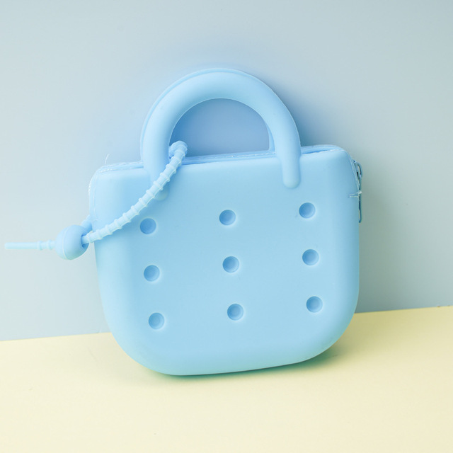 Mini Wallet Small Rubber Pouch for Holiday Promotional Giveaways Christmas Gift Silicone Coin Purse
