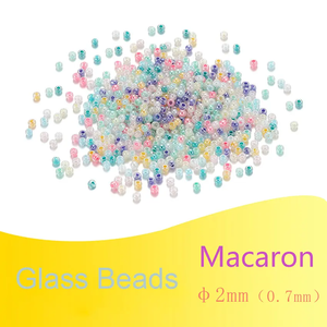 DIY, paquete pequeño de 2mm, 1800 Uds., cuentas de cristal, cuentas de semillas de <span class=keywords><strong>caramelo</strong></span>, Material de joyería, accesorios para pulsera, accesorios de moda de cristal - Product Image 5