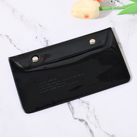 Dompet pria, dompet pria kecil PVC, kantong dokumen, pemegang kartu untuk penyimpanan dokumen dan pengaturan