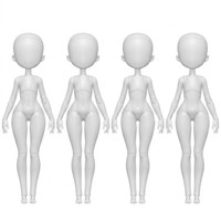 Corps de poupée articulée BJD personnalisé OEM ODM, corps vierge en résine PVC à articulations mobiles, personnalisable