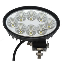 Lampe de travail John Deere 40W pour tracteur Oval LED Flood Beam en noir gris New Agriculture Lighting Lamp