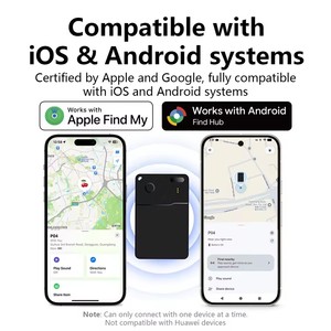 Localizzatore Smart Certificato MFi Ricaricabile per iOS Android Google GPS, Tracker per Portafoglio Intelligente Compatibile con <span class=keywords><strong>Samsung</strong></span> - Product Image 6