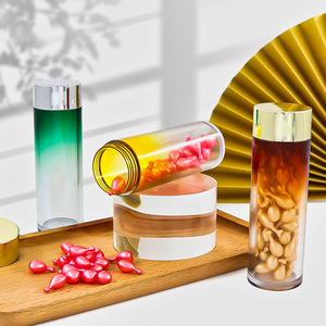 Botol plastik dengan tutup, wadah plastik 100ML/120ML/150ML untuk minyak Esens kapsul Serum - Product Image 3