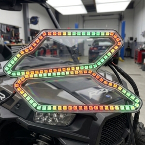 12V persiguiendo halos para ATV 4x4 can am X3 Maverick con función de señal de giro luz LED - Product Image 1