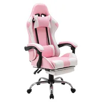 2022 venda quente giratória sillas gamer pc computador footrest rosa ergonômico cadeiras gamer