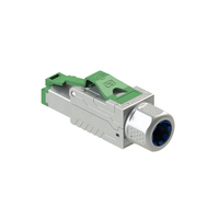 Alat Konektor Logam Cat8 Rj45 Merah, Gratis Perisai Kucing 8 Colokan Jaringan Ethernet Modular Konektor Pria 8p8c