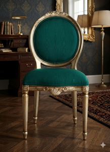 Sillón individual de diseño Royal con estructura de madera maciza resistente para decoración de sala de estar moderna y clásica - Product Image 3