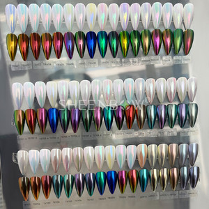 <strong>SHEENBOW</strong> Aurora Rainbow Unicorn Chrome Mirror Nail Powder Mermaid Nail Rubbing <strong>Pigments</strong> - Product Image 6