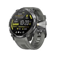 Montres intelligentes GPS robustes K76A, écran AMOLED 1,43 pouces toujours actif, pression barométrique, boussole, baromètre, sport de plein air, montre connectée