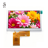 Schneller Versand BOE 4,3 Zoll 800x480 Auflösung Medizinische Industrielle TN TFT Touchscreen-Module Panelmontage 1000 Cd/m LCD