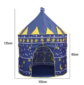 Carpa de Juego Plegable Tipo <span class=keywords><strong>Castillo</strong></span> de Princesa Grande para Niños, de Tela Suave, Portátil, para Interiores y Exteriores, con Bolsa de Transporte, Regalo - Product Image 2
