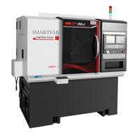 Mini máquina de torno CNC automática profesional de alta velocidad Diseño de cama inclinada horizontal estable duradero con alta precisión