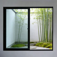 Ventanas Corredizas Modernas de Aleación de Aluminio con Rotura de Puente Térmico y Doble Acristalamiento para Cocina, Aislamiento Térmico