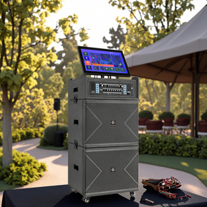<strong>CD</strong>-212 Outdoor Video <strong>Speakers</strong> Dual 12inch <strong>Built</strong>-<strong>in</strong> Rechargeable Battery RGB Metal Cabinet Wireless Dual Mode Multi-Scenario - Product Image 6