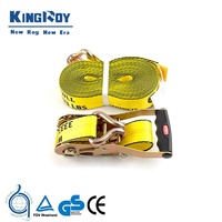 KingRoy 2 pouces cliquet en caoutchouc logo 50mm cliquet tendeur sangles et sangles d'arrimage à cliquet sangles d'arrimage à cliquet
