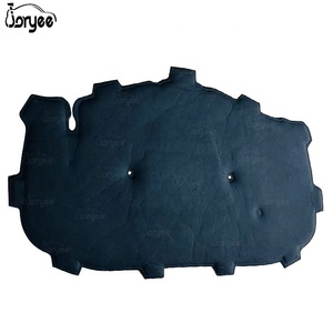 Tapete de revestimiento de ruido de calor para capó, cubierta térmica, <span class=keywords><strong>aislante</strong></span> delantero, aislamiento de capó de motor para Audi A4 2005 2006 2007 2008 2009, piezas de coche - Product Image 1