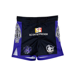Pantalones cortos de boxeo personalizados impresión por sublimación Footgrip Design Bjj Fight MMA Shorts - Product Image 6
