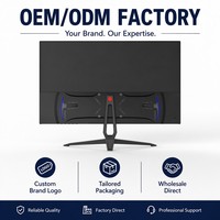 Moniteur professionnel série 24, logo personnalisé, fréquence de rafraîchissement 75Hz/144Hz, dalle VA, écran large sans bordure, résolution 1920x1080, pour le gaming