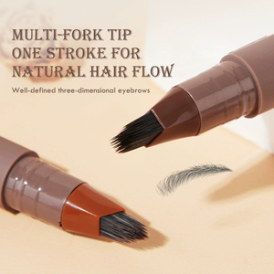 <span class=keywords><strong>Crayon</strong></span> à sourcils liquide waterproof 36H, pointe fourchette, effet poil à poil, longue tenue, anti-bavures, microblading, maquillage naturel, OEM ODM - Product Image 5