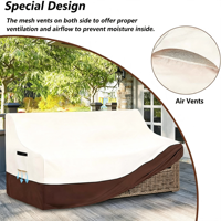 Housse de canapé d'extérieur multi-scénarios, housse de mobilier d'extérieur multi-scénarios, imperméable, protection UV, personnalisable OEM/ODM
